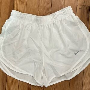 Nike Women's White Athletic Shorts